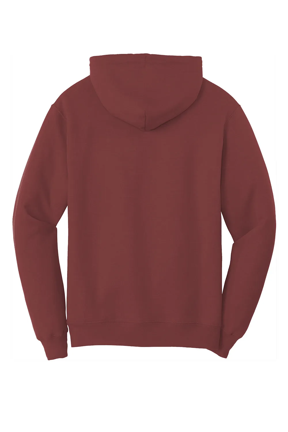 Port & Company Herren Core Pill Resistant Fleece Kapuzenpullover Hoodie mit Beuteltasche - Kastanienbraun