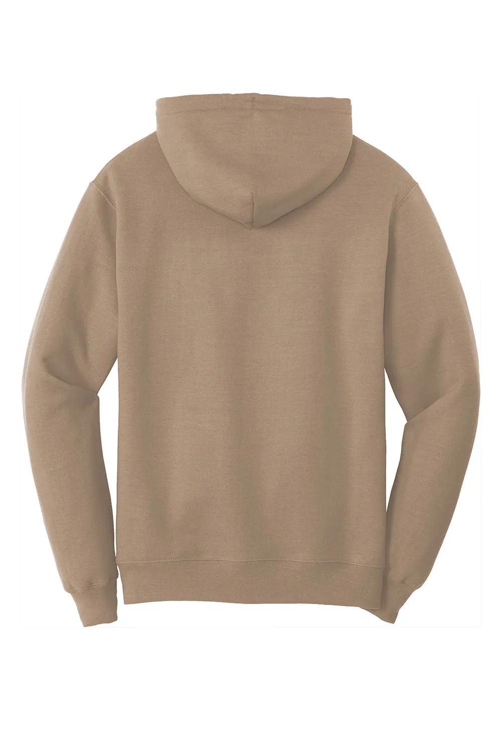 Port & Company Herren Core Pill Resistant Fleece Kapuzenpullover Hoodie mit Beuteltasche - Sandbraun