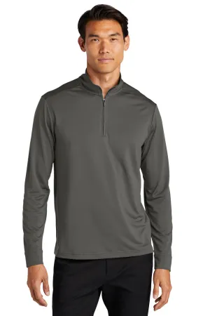 Port Authority Herren C-Free Performance Feuchtigkeitstransportierendes 1/4-Zip Sweatshirt - Stahlgrau