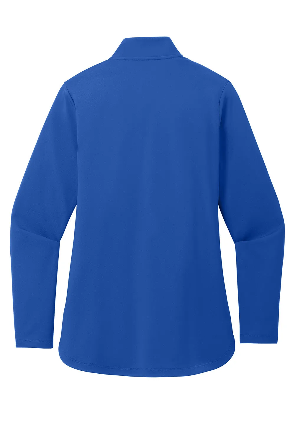 Port Authority Damen C-FREE Double Knit Feuchtigkeitstransportierendes 1/4-Zip Sweatshirt - Echt Royalblau