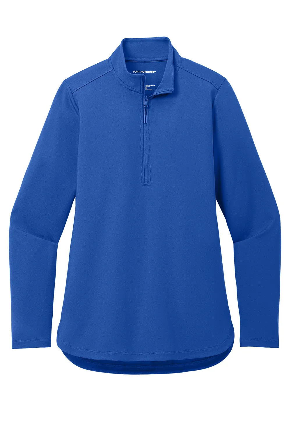 Port Authority Damen C-FREE Double Knit Feuchtigkeitstransportierendes 1/4-Zip Sweatshirt - Echt Royalblau