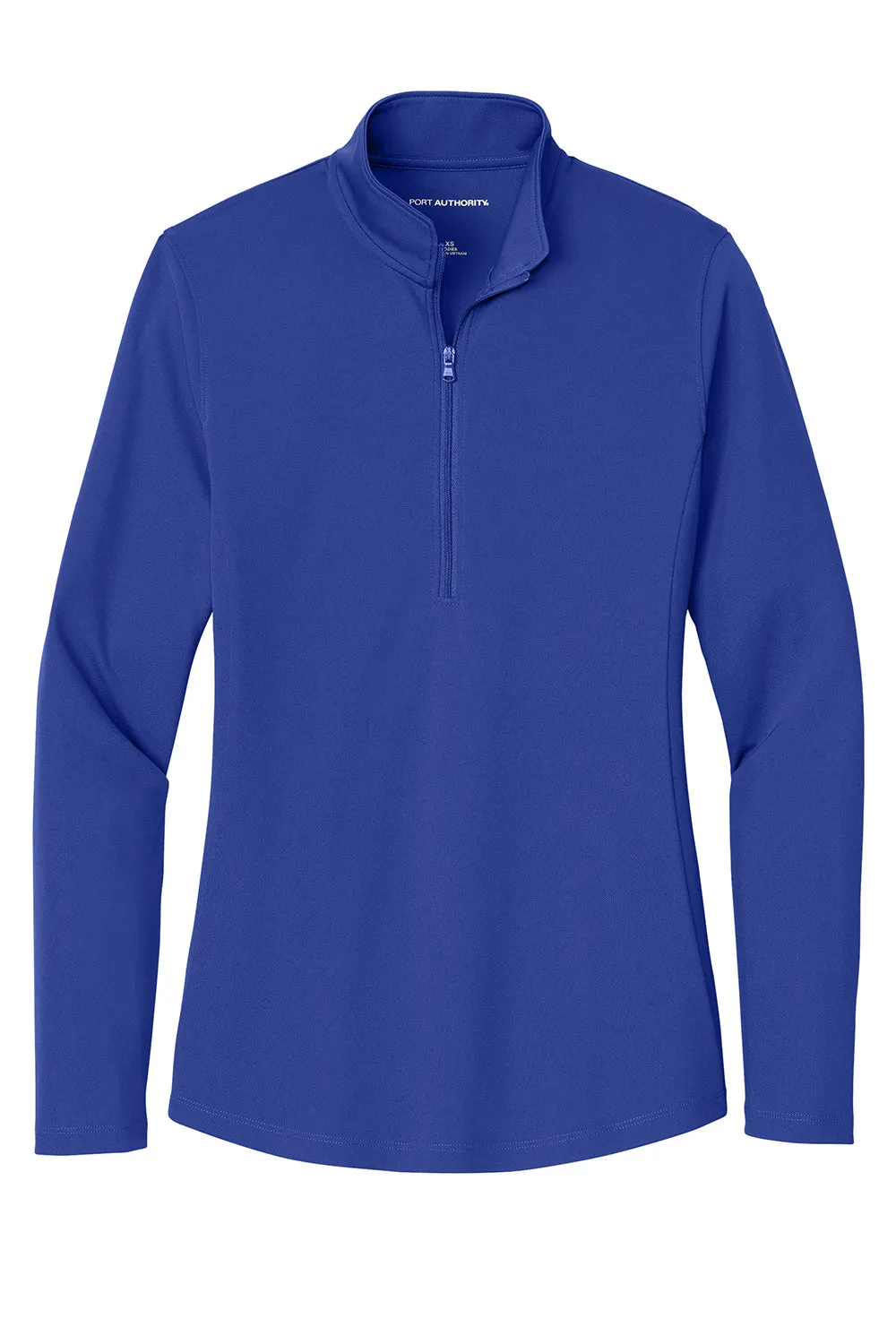 Port Authority Damen Dry Zone Feuchtigkeitstransportierendes Mikromesh 1/4-Zip Sweatshirt - Echt Royalblau