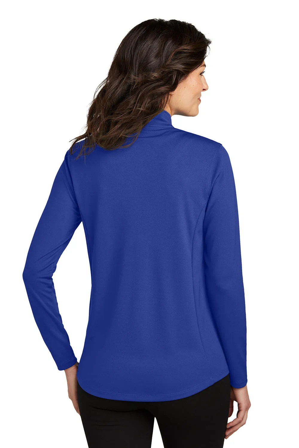 Port Authority Damen Dry Zone Feuchtigkeitstransportierendes Mikromesh 1/4-Zip Sweatshirt - Echt Royalblau