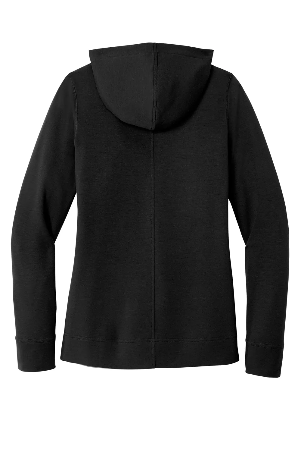 Port Authority Damen Microterry Kapuzenpullover mit Snag-Resistant - Tiefschwarz