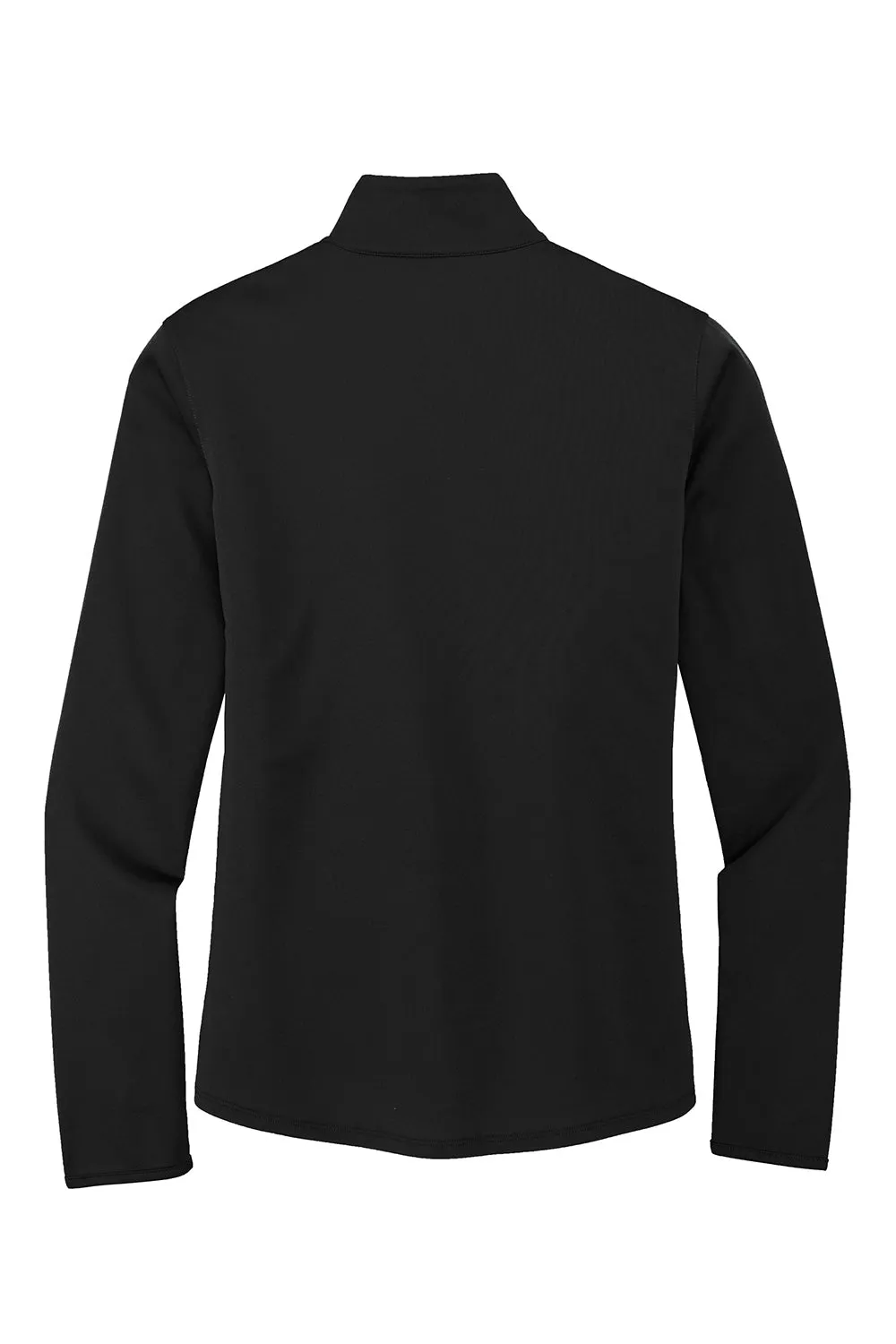 Port Authority Damen Silk Touch Performance Feuchtigkeitstransportierendes 1/4-Zip Sweatshirt - Schwarz/Stahlgrau