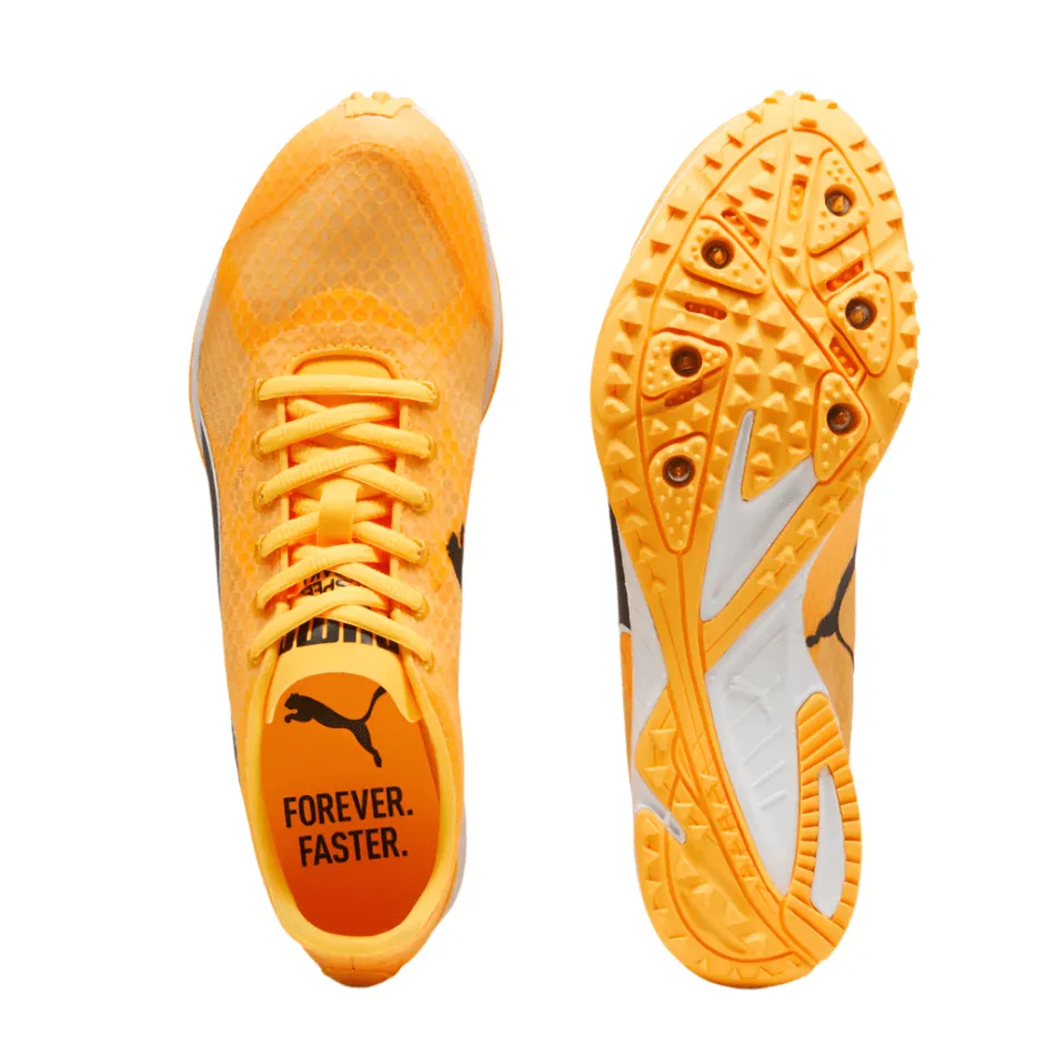 Puma Unisex EvoSpeed Haraka 8 Laufschuhe in Sunstream/PUMA Schwarz/PUMA Weiß SS25 Schuhe_Puma-Laufen