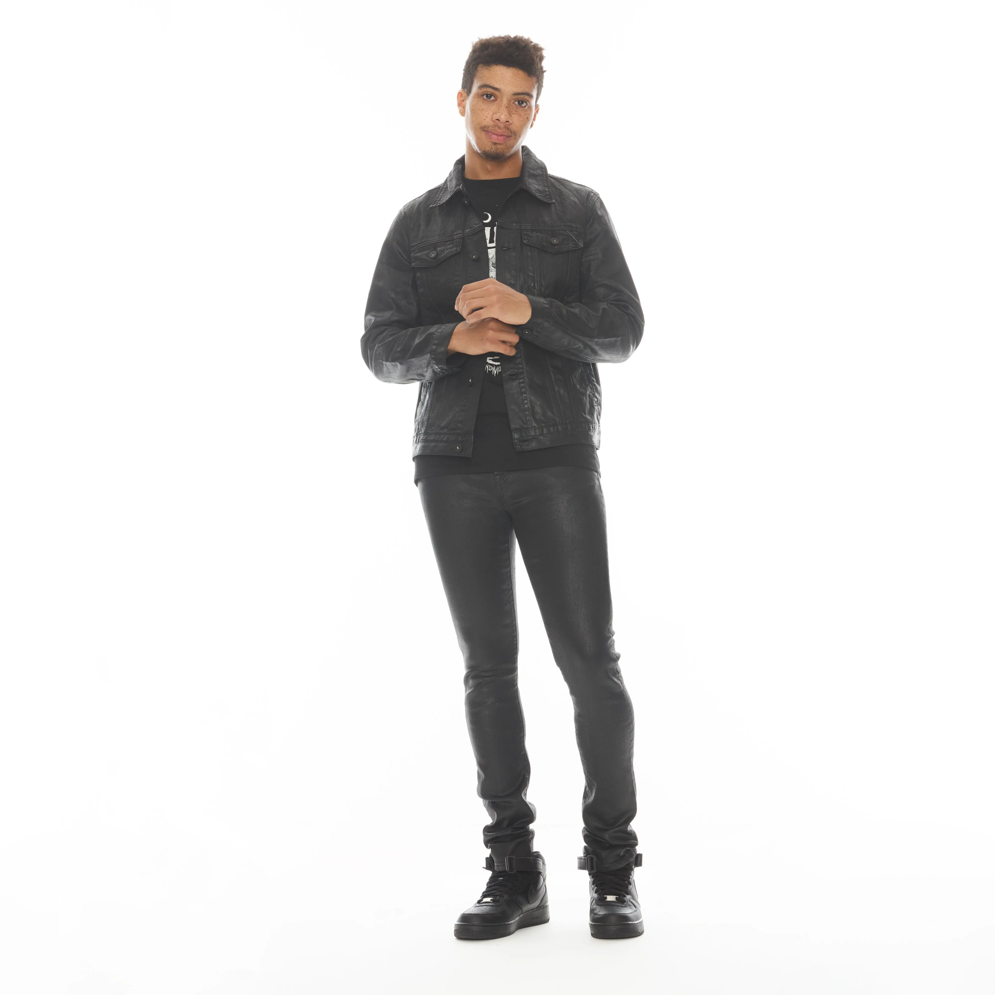 PUNK SUPER SKINNY IN SCHWARZ