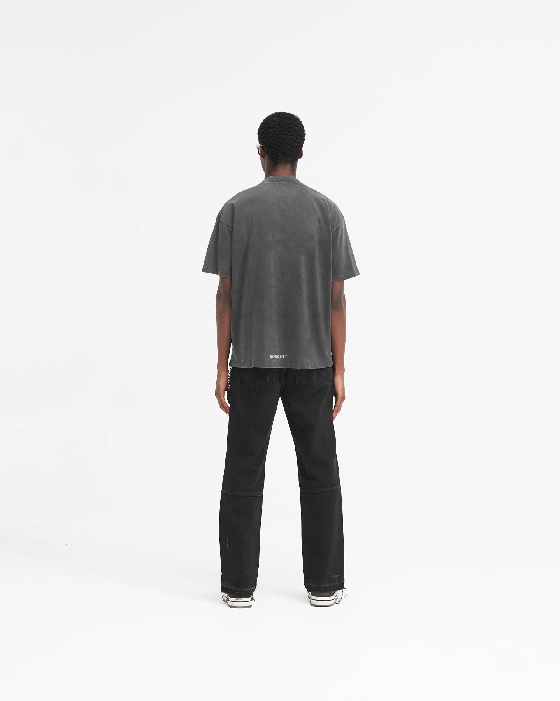 R2 Stufenbund Jeans - Anthrazit