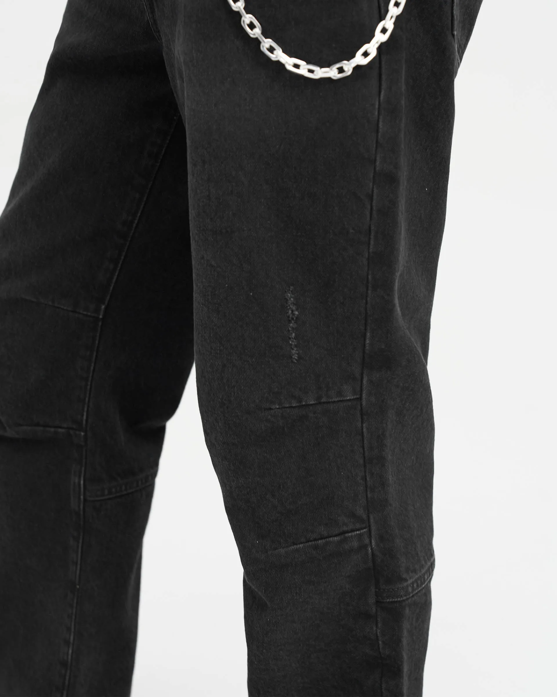 R2 Stufenbund Jeans - Anthrazit