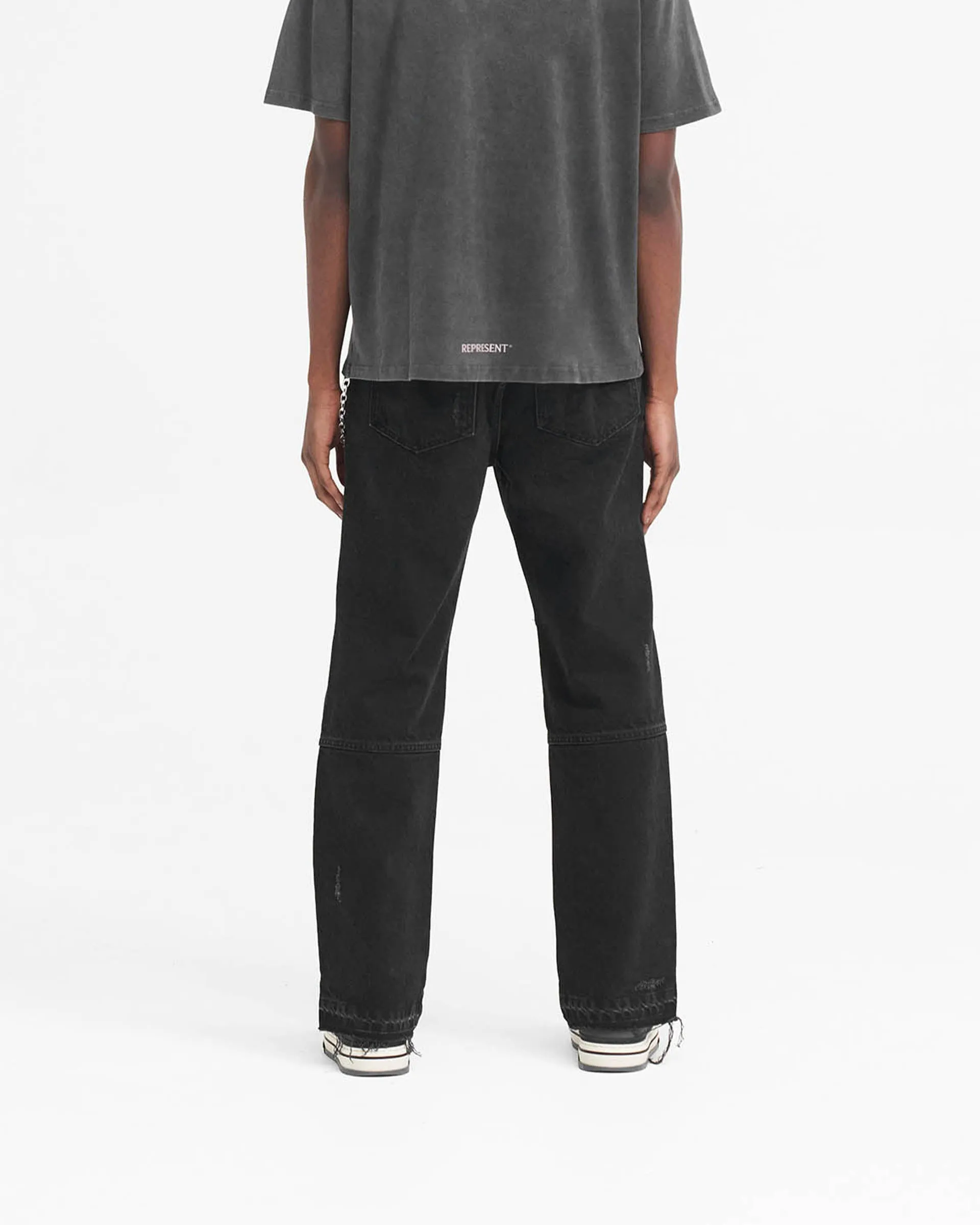 R2 Stufenbund Jeans - Anthrazit