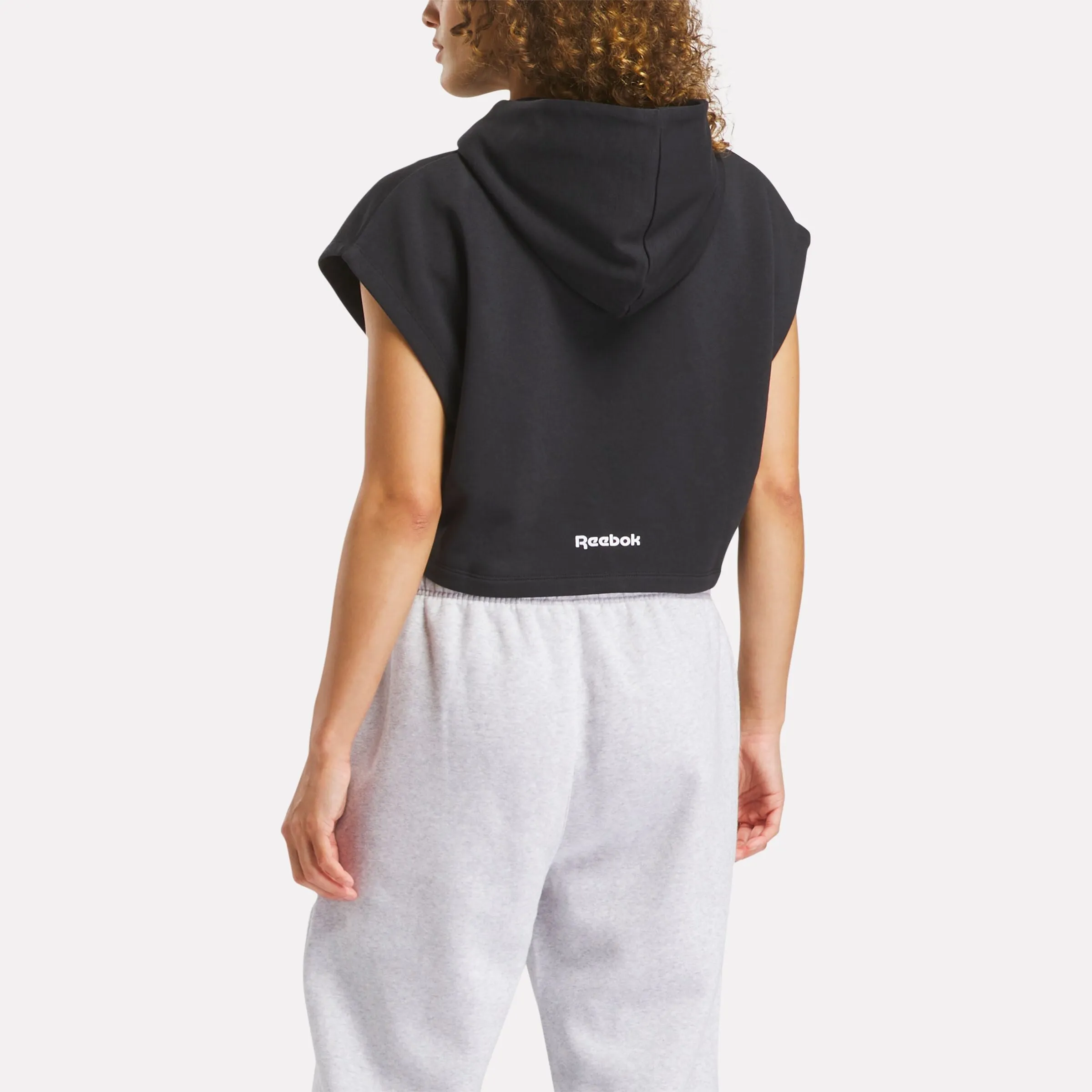 Reebok Basketball Freizeit-Crop-Hoodie