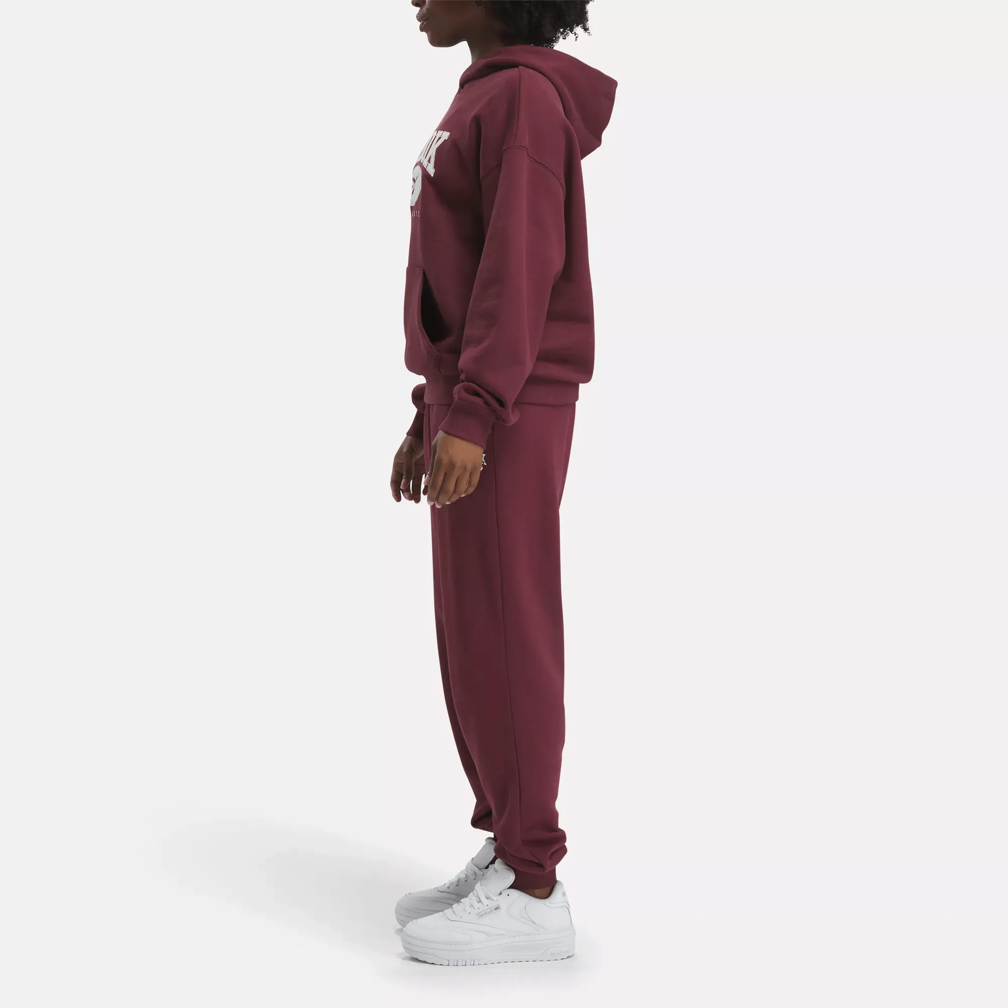 Reebok Bekleidung Damen Classics Archive Essentials French-Terry-Hoodie mit großem Logo