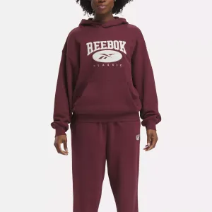 Reebok Clothing Women's Classics Archive Essentials Big Logo French Terry Hoodie