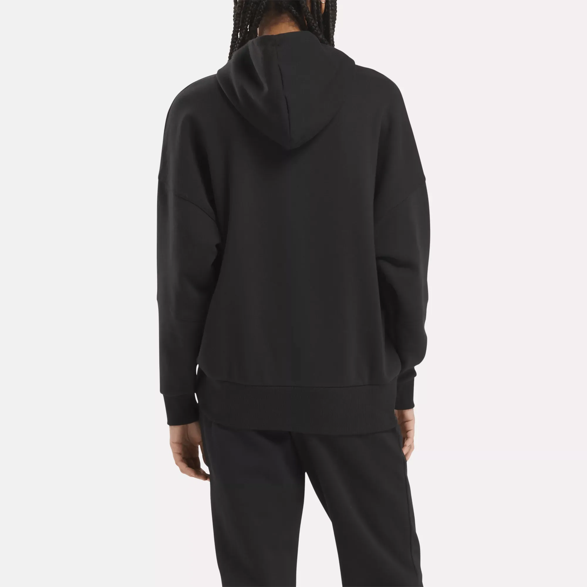 Reebok Damenbekleidung Lux Übergroße Kapuzenjacke