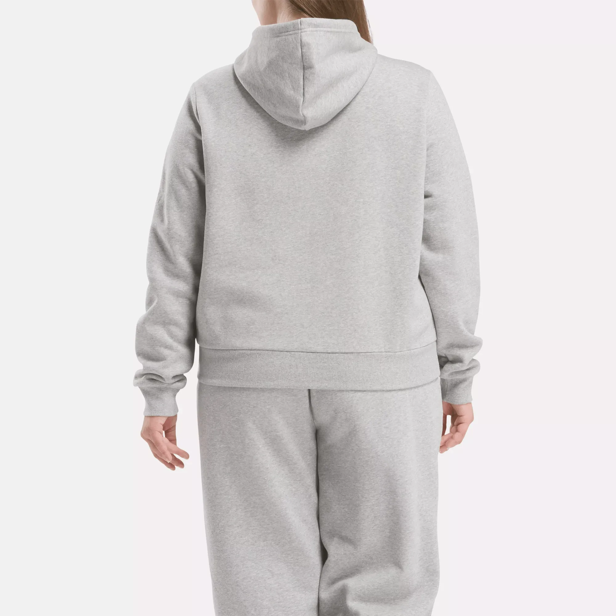 Reebok Bekleidung Damen Reebok Identity Fleece-Hoodie mit großem Logo (Plus Size)