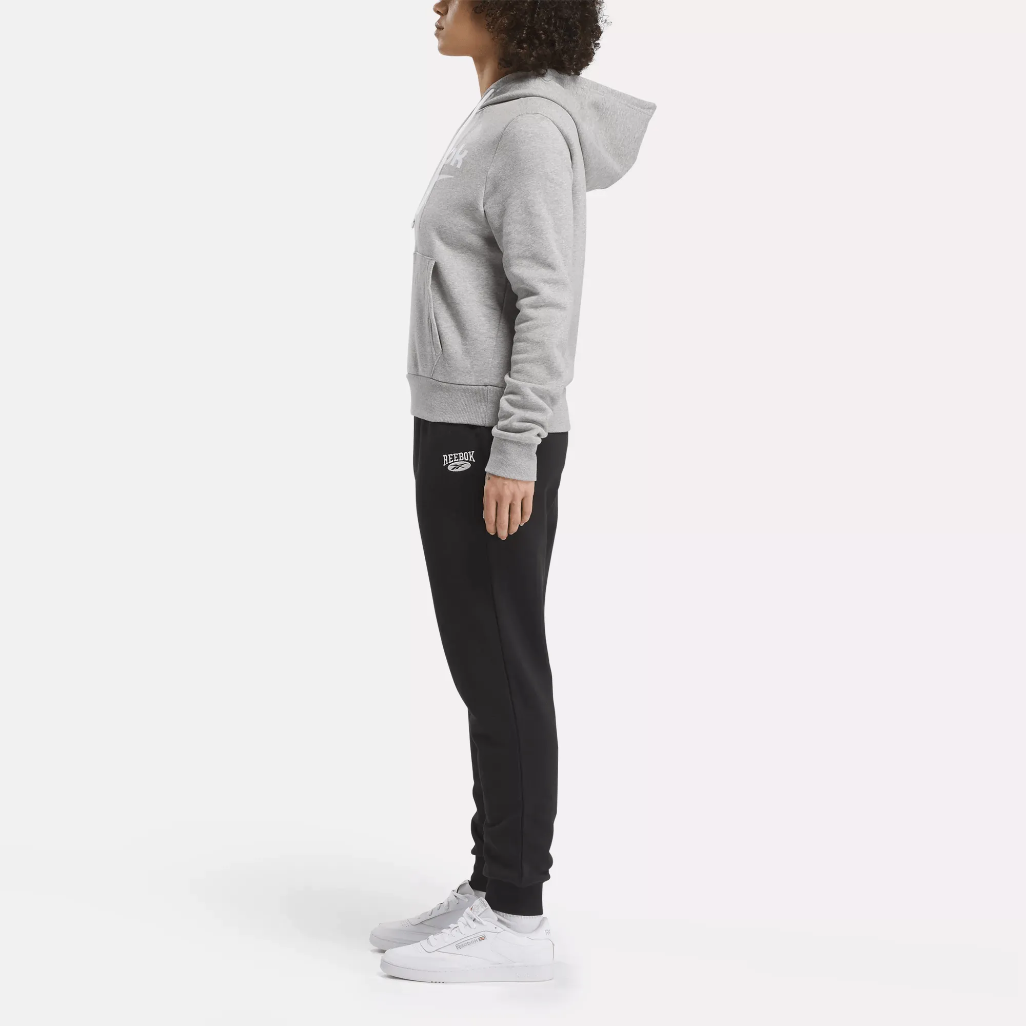Reebok Bekleidung Damen Reebok Identity Fleece Hoodie mit großem Logo