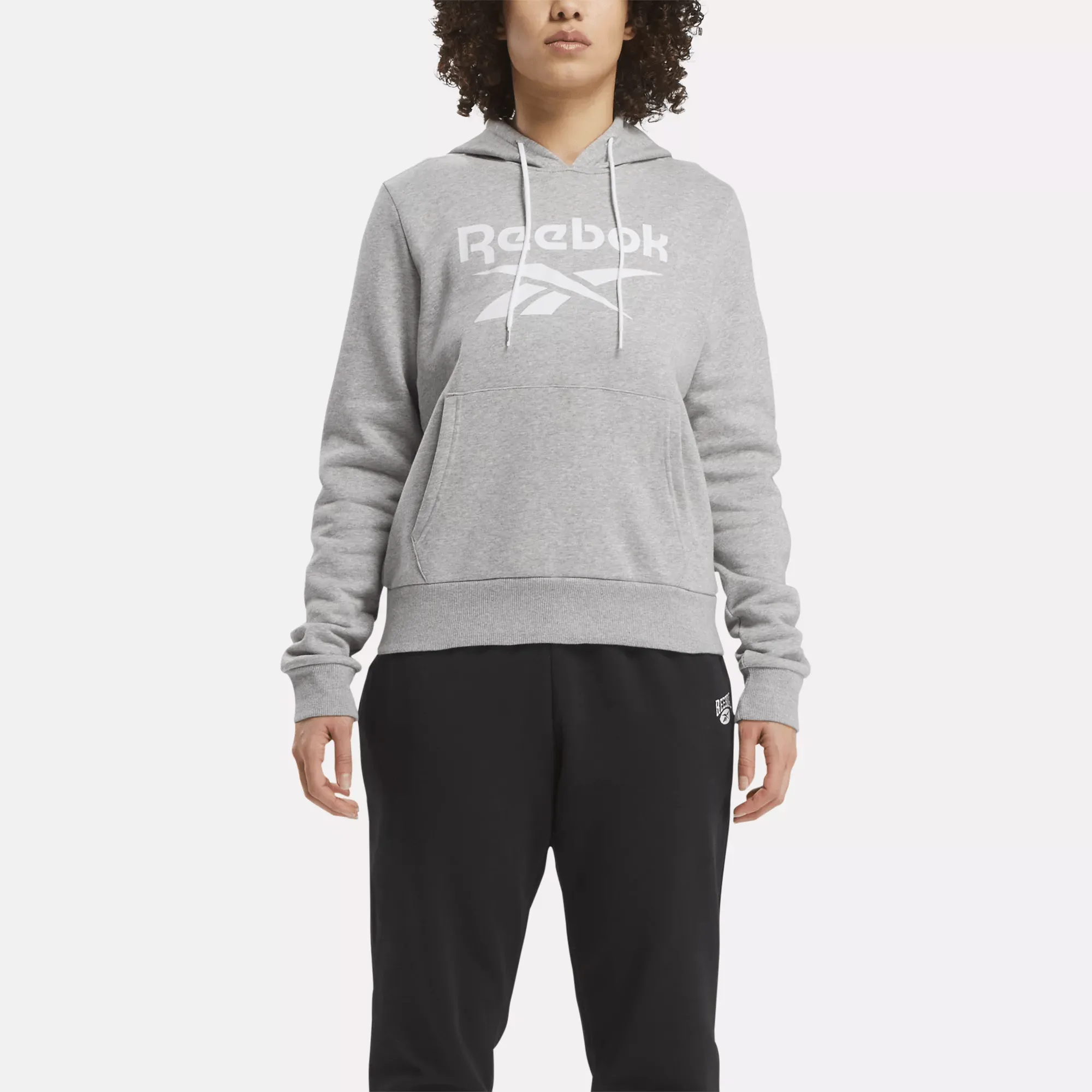 Reebok Bekleidung Damen Reebok Identity Fleece Hoodie mit großem Logo