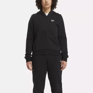 Reebok Clothing Women's Reebok Identity Small Logo Fleece Full-Zip Hoodie