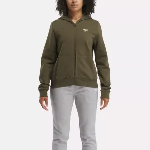 Reebok Clothing Women's Reebok Identity Small Logo Fleece Full-Zip Sweatshirt
