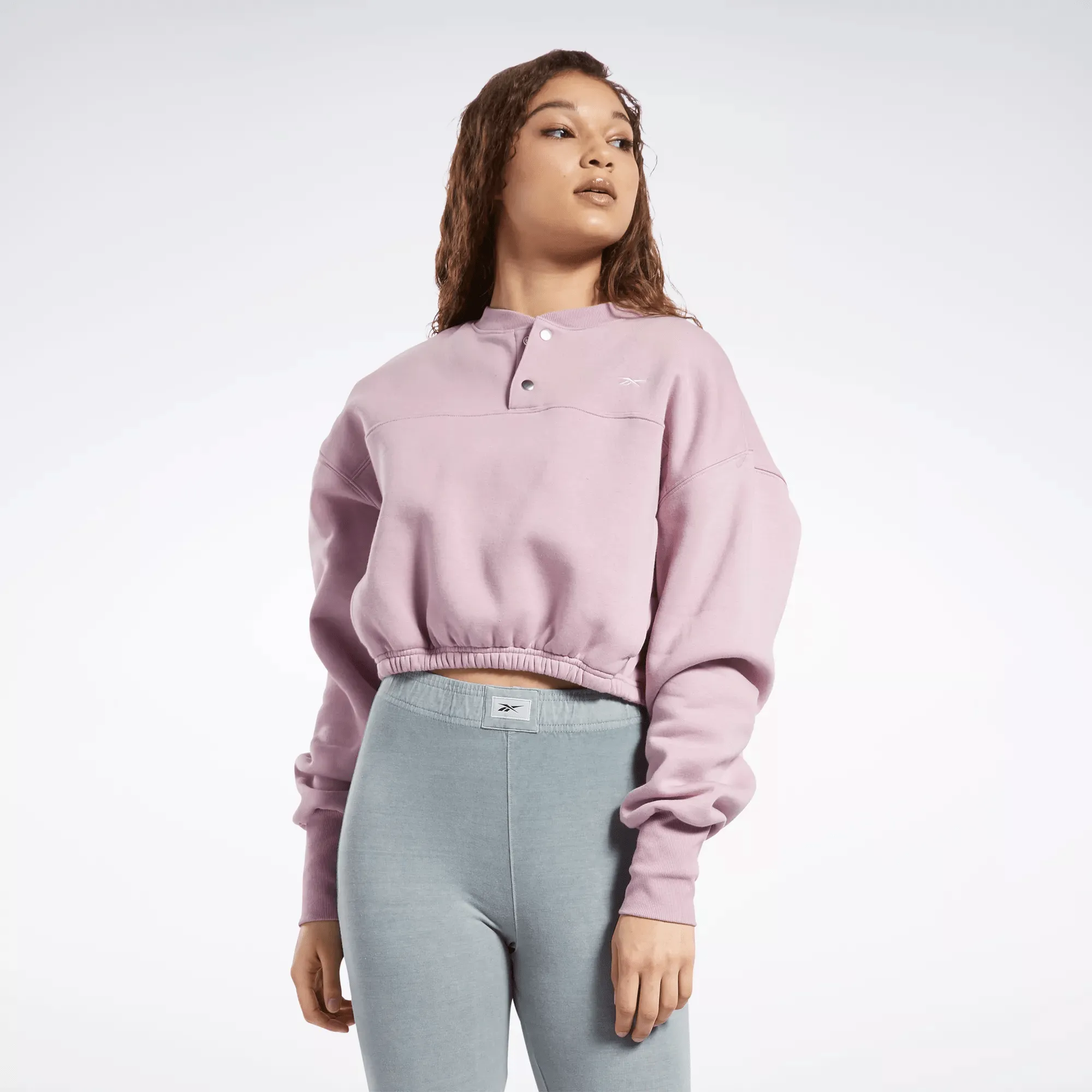 Reebok Women's Classics Fleece Sweatshirt Lila Reebok