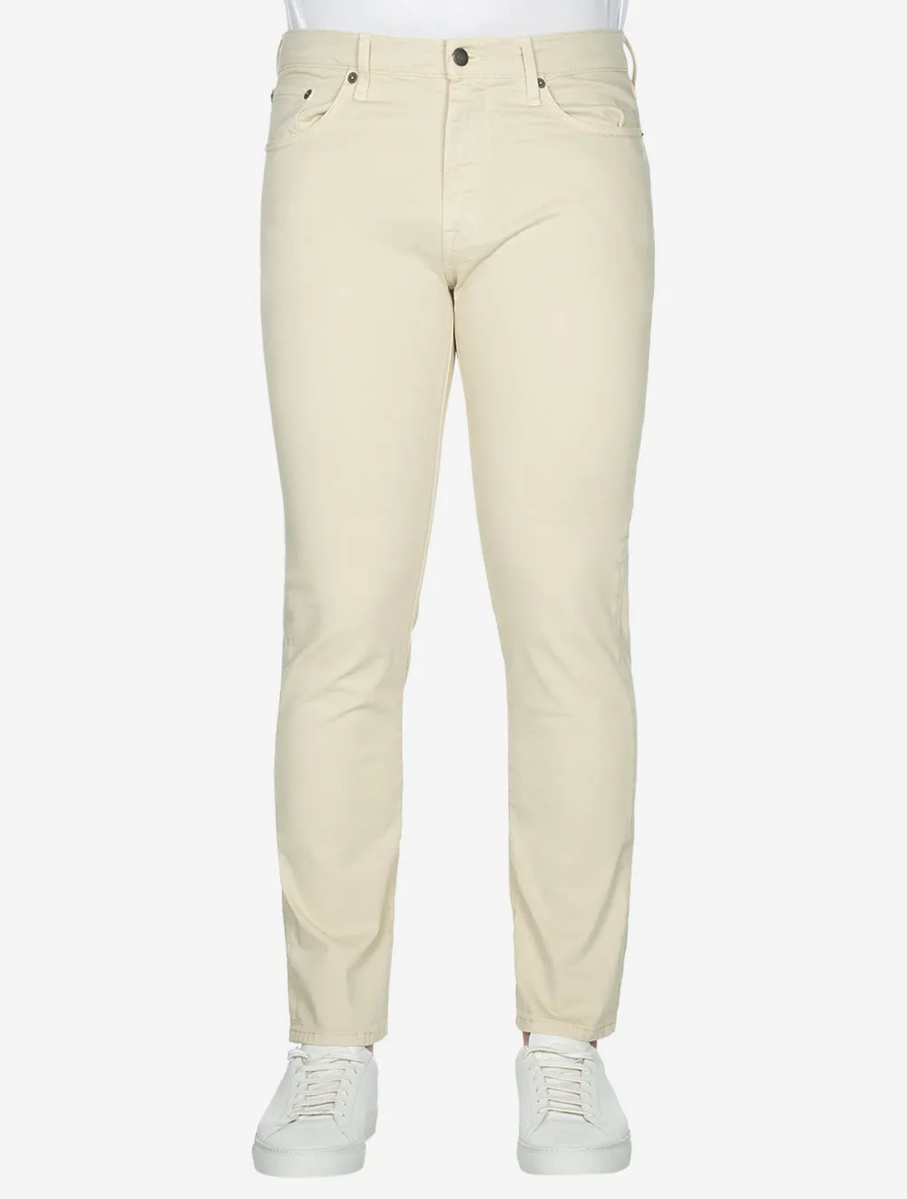 Reguläre Desert Jeans Seidenmatt Beige