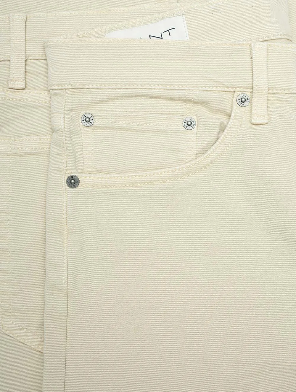 Reguläre Desert Jeans Seidenmatt Beige