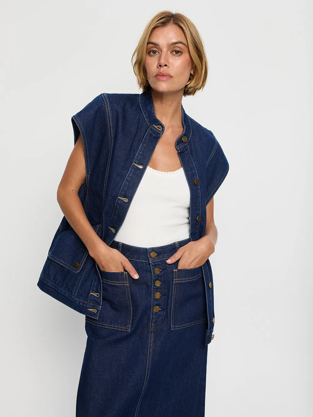Remi Denim Weste
