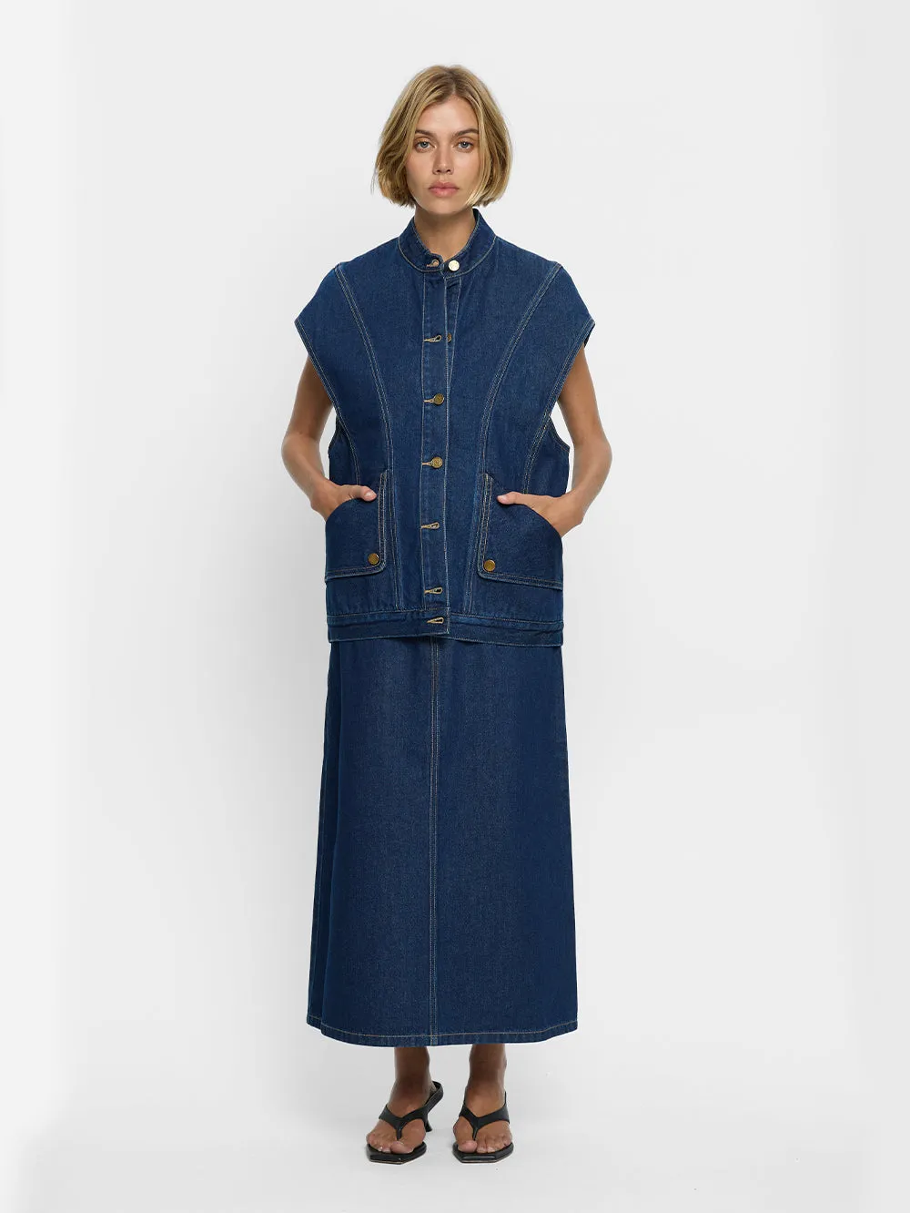 Remi Denim Weste