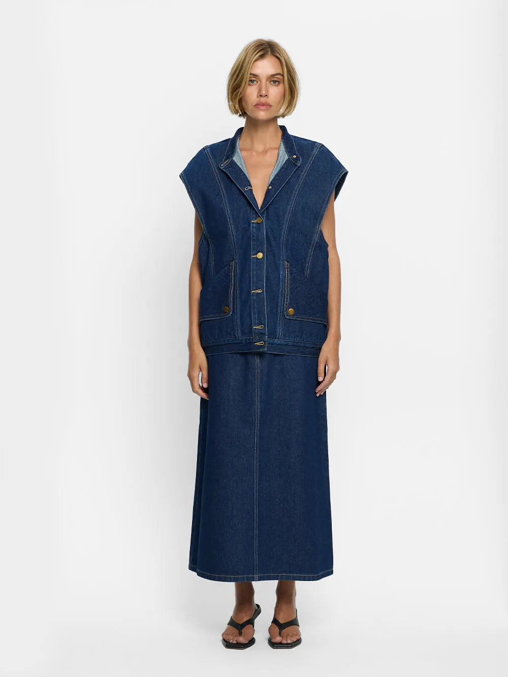 Remi Denim Weste