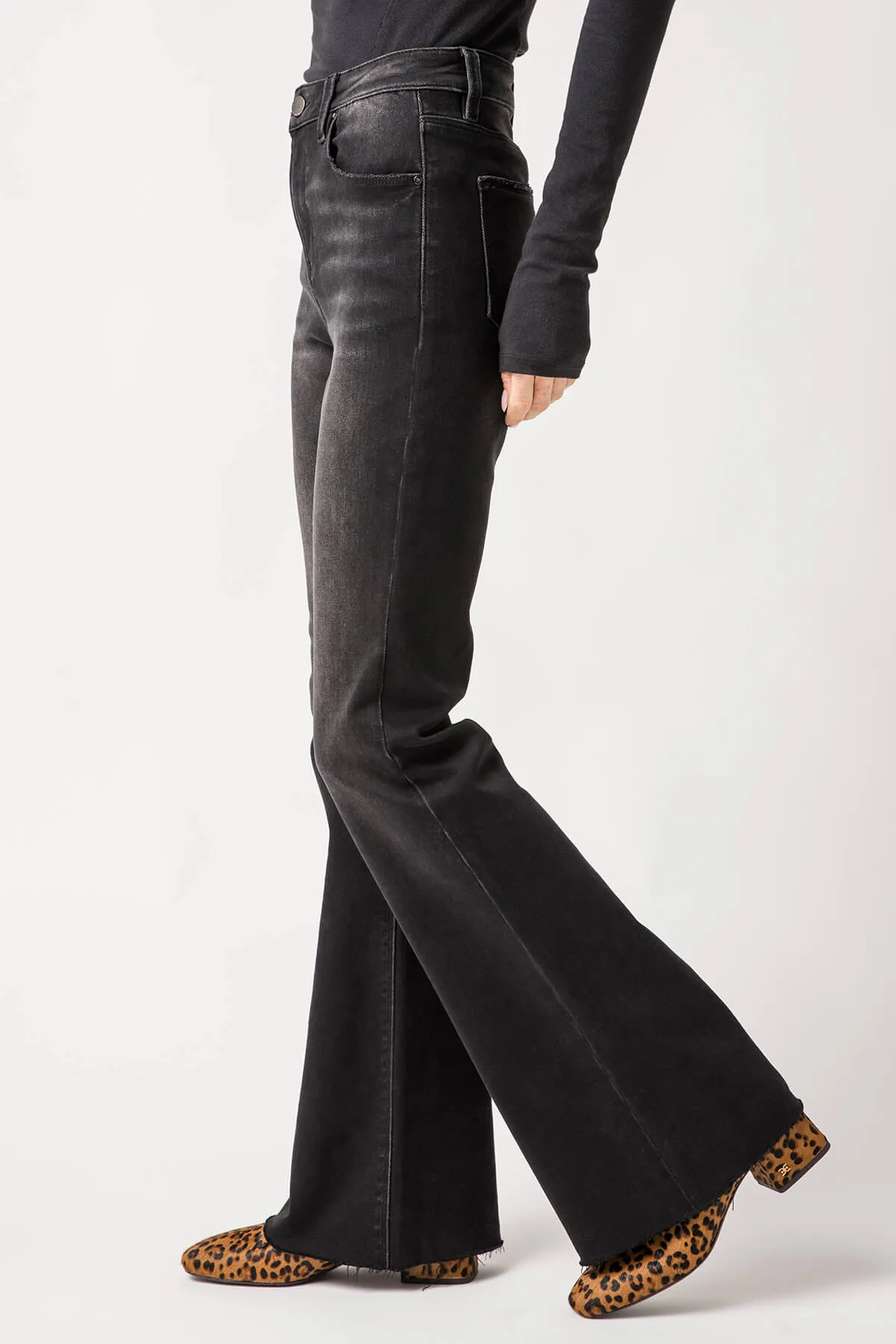 Risen Harper High-Waist Bootcut Jeans