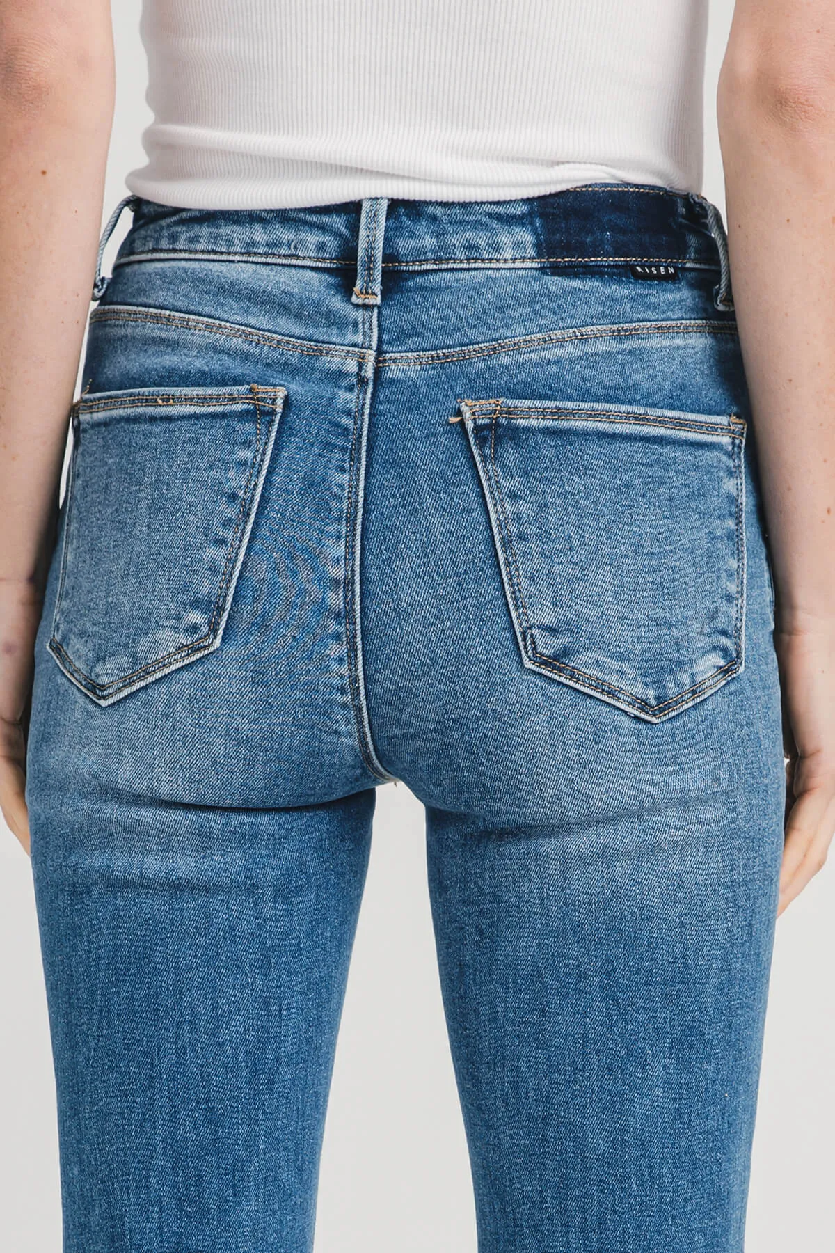 Risen Harper High-Waist Bootcut Jeans