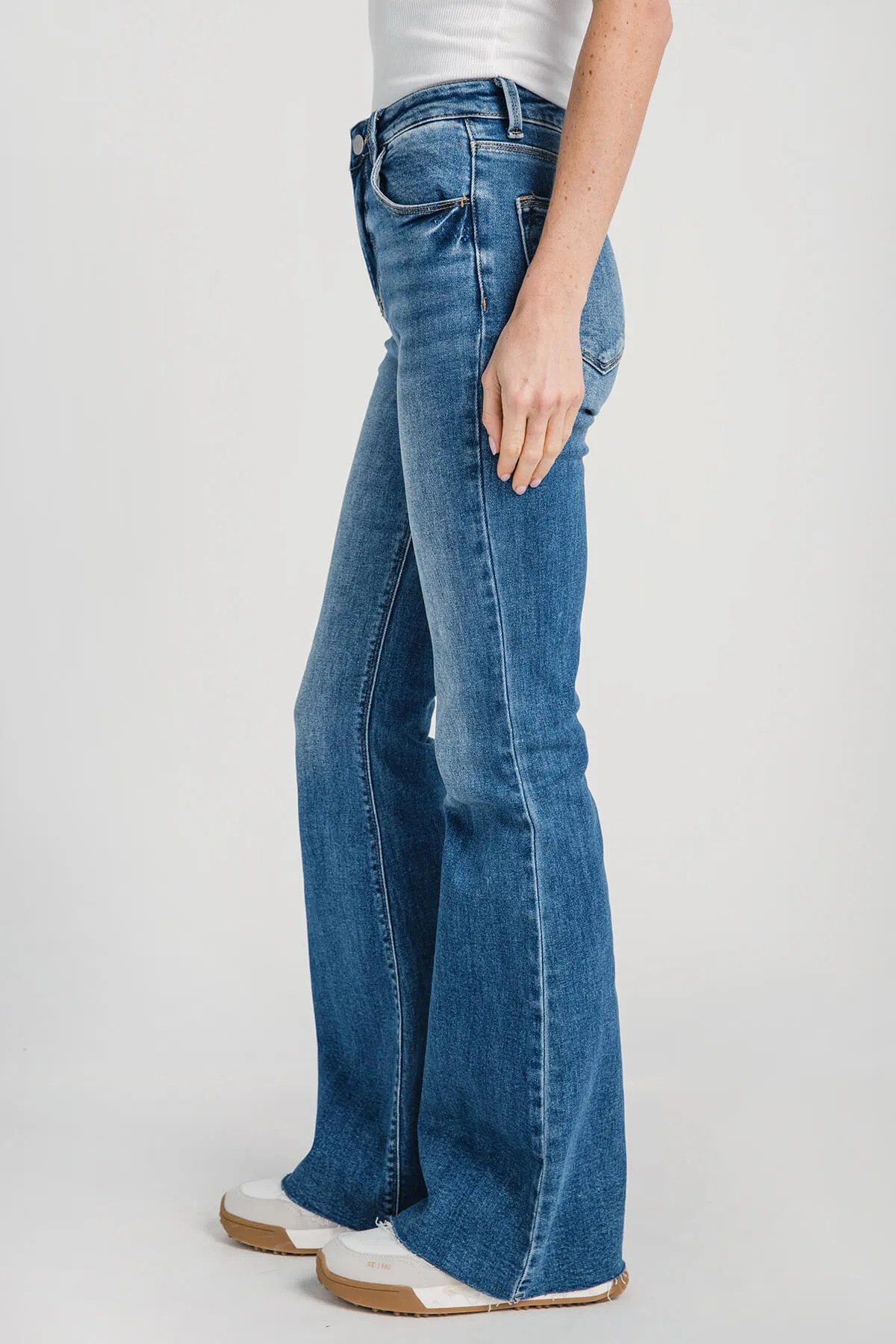 Risen Harper High-Waist Bootcut Jeans