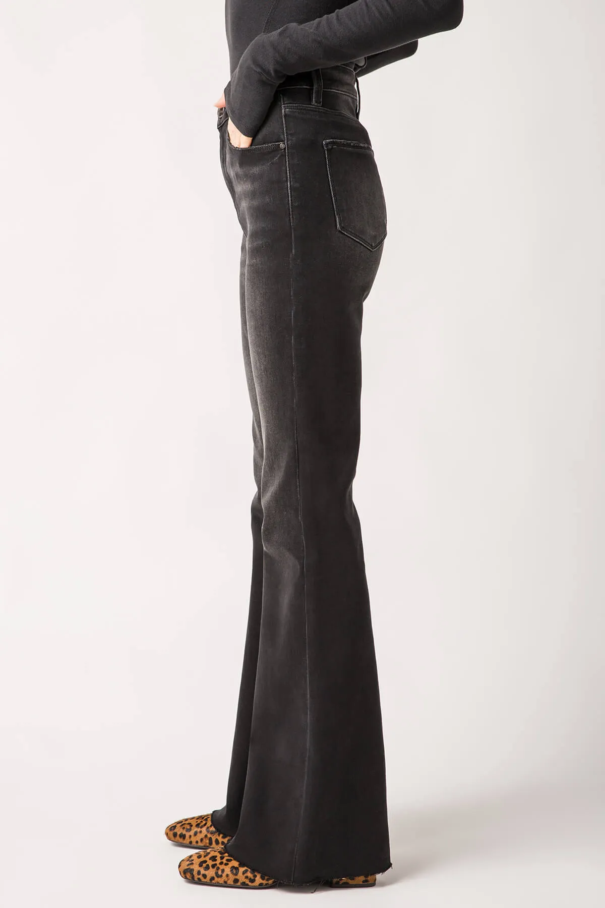 Risen Harper High-Waist Bootcut Jeans
