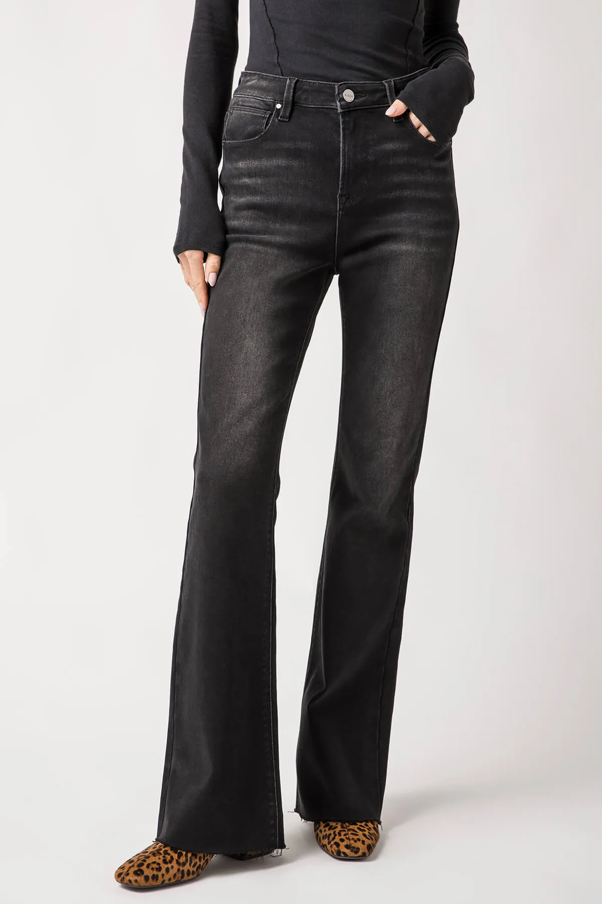 Risen Harper High-Waist Bootcut Jeans