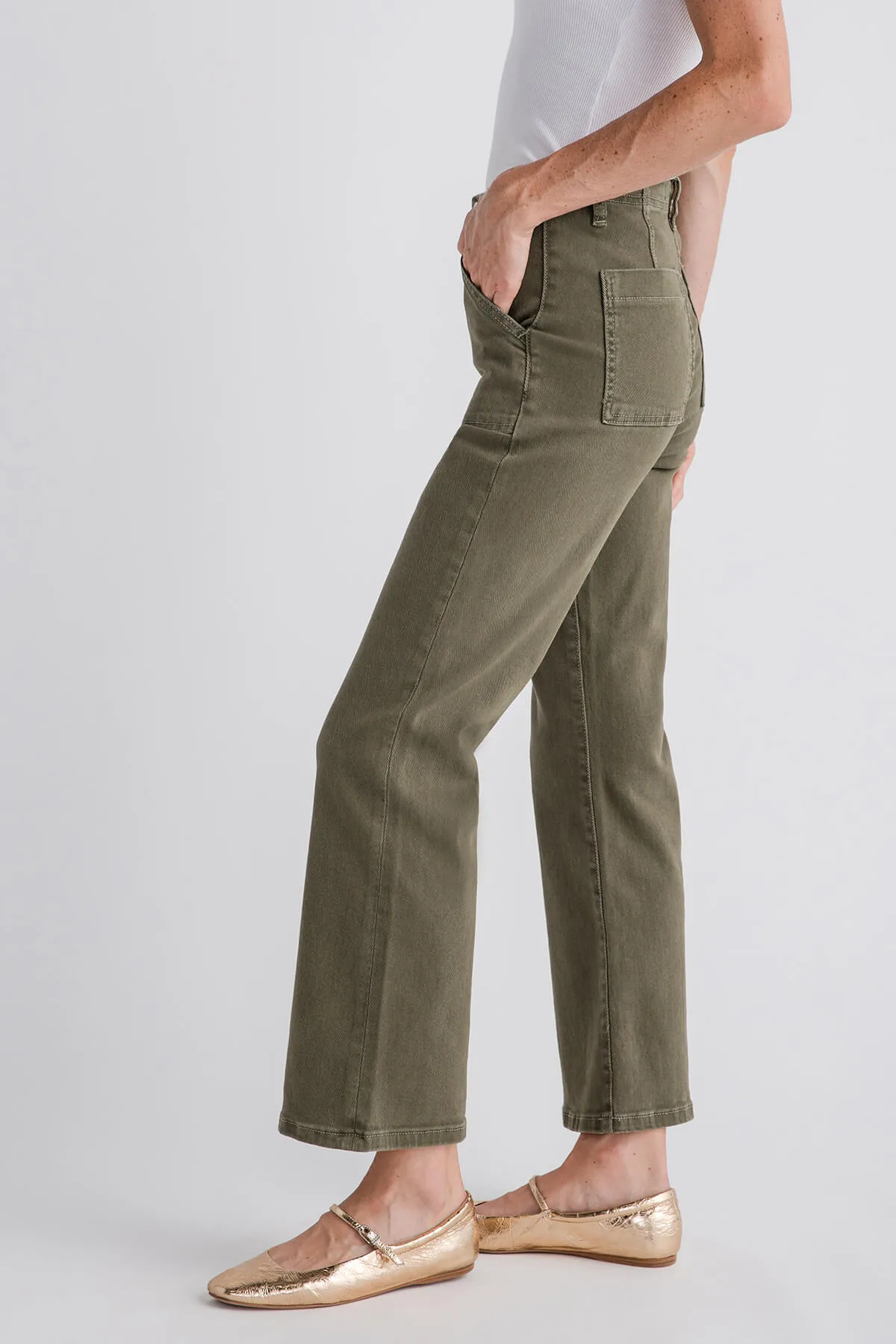 Risen Rosie Jeans mit Schlag am Knöchel