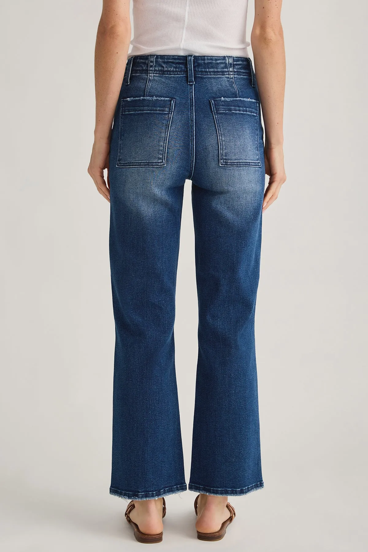 Risen Rosie Jeans mit Schlag am Knöchel