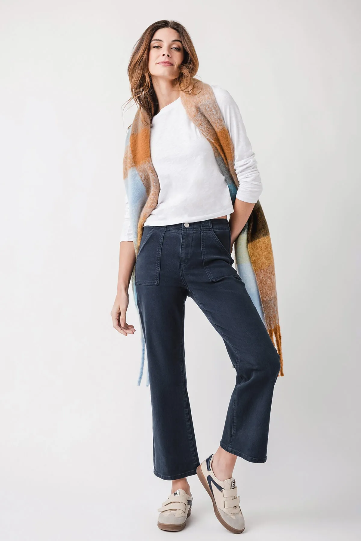 Risen Rosie Jeans mit Schlag am Knöchel