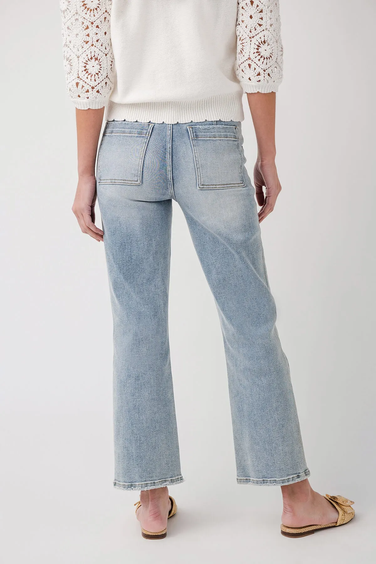 Risen Rosie Jeans mit Schlag am Knöchel
