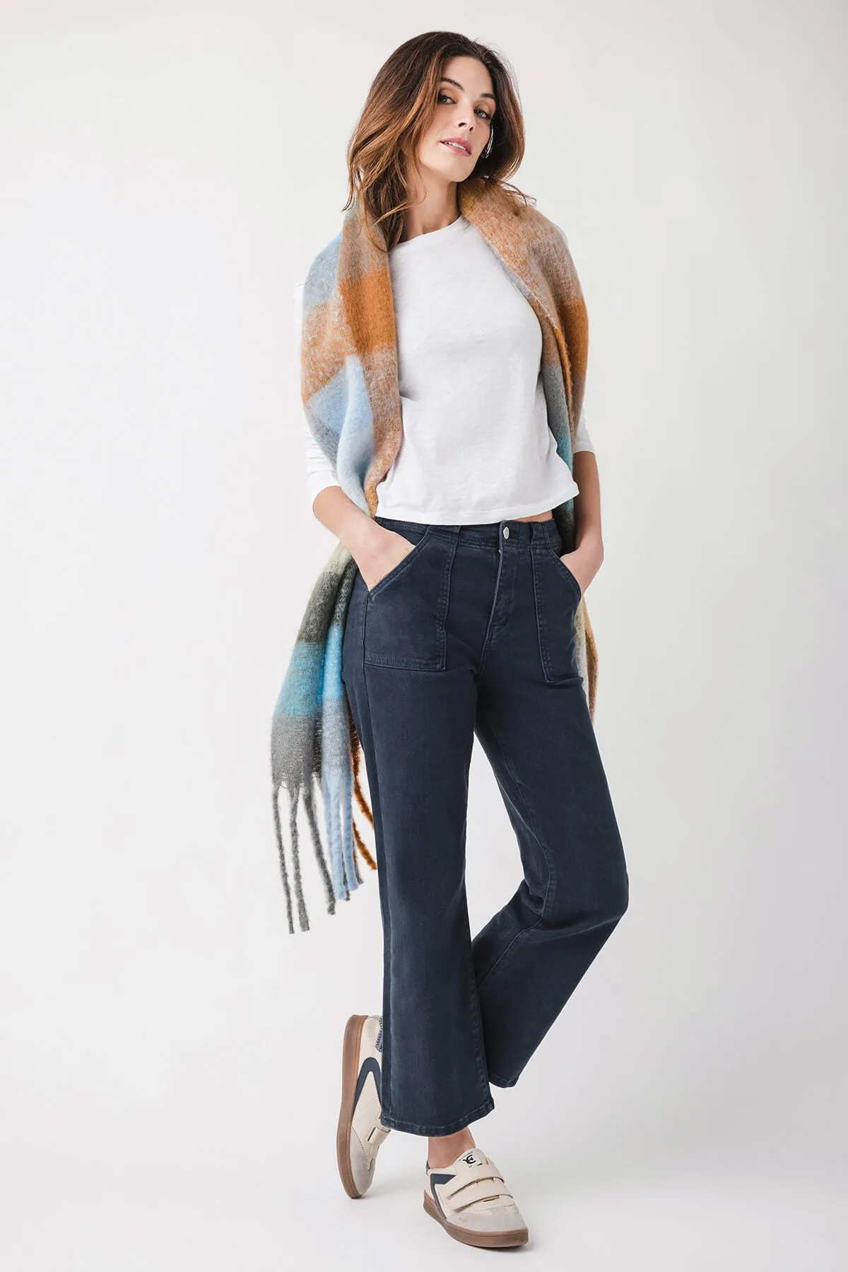 Risen Rosie Jeans mit Schlag am Knöchel