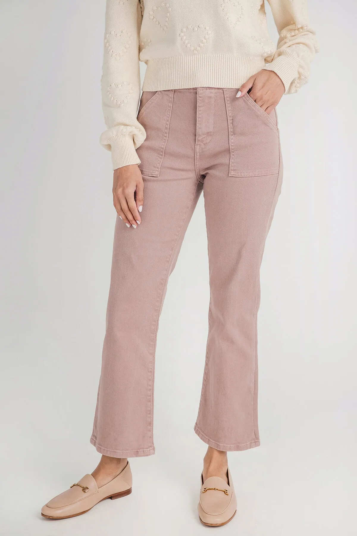 Risen Rosie Jeans mit Schlag am Knöchel