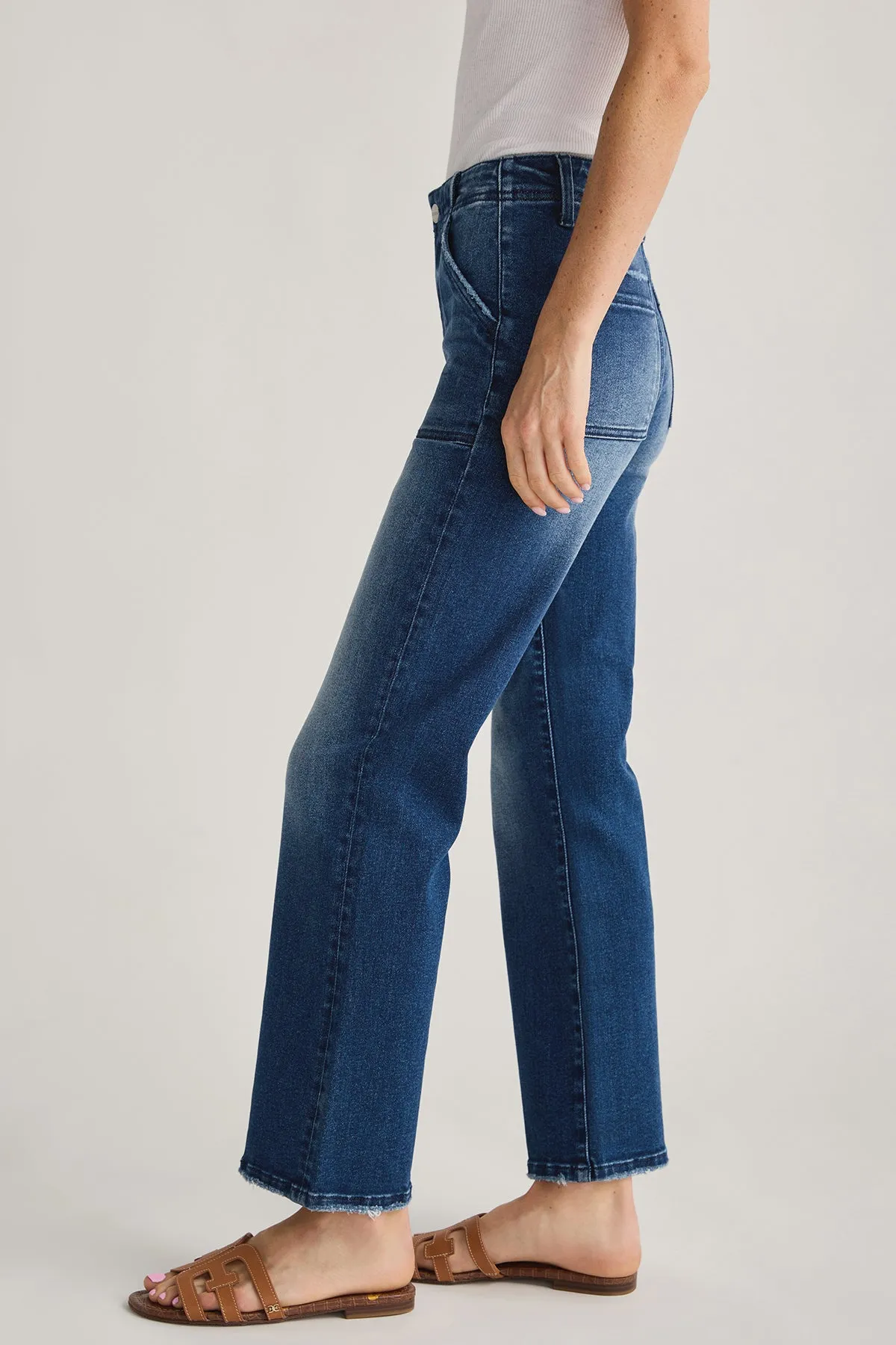 Risen Rosie Jeans mit Schlag am Knöchel