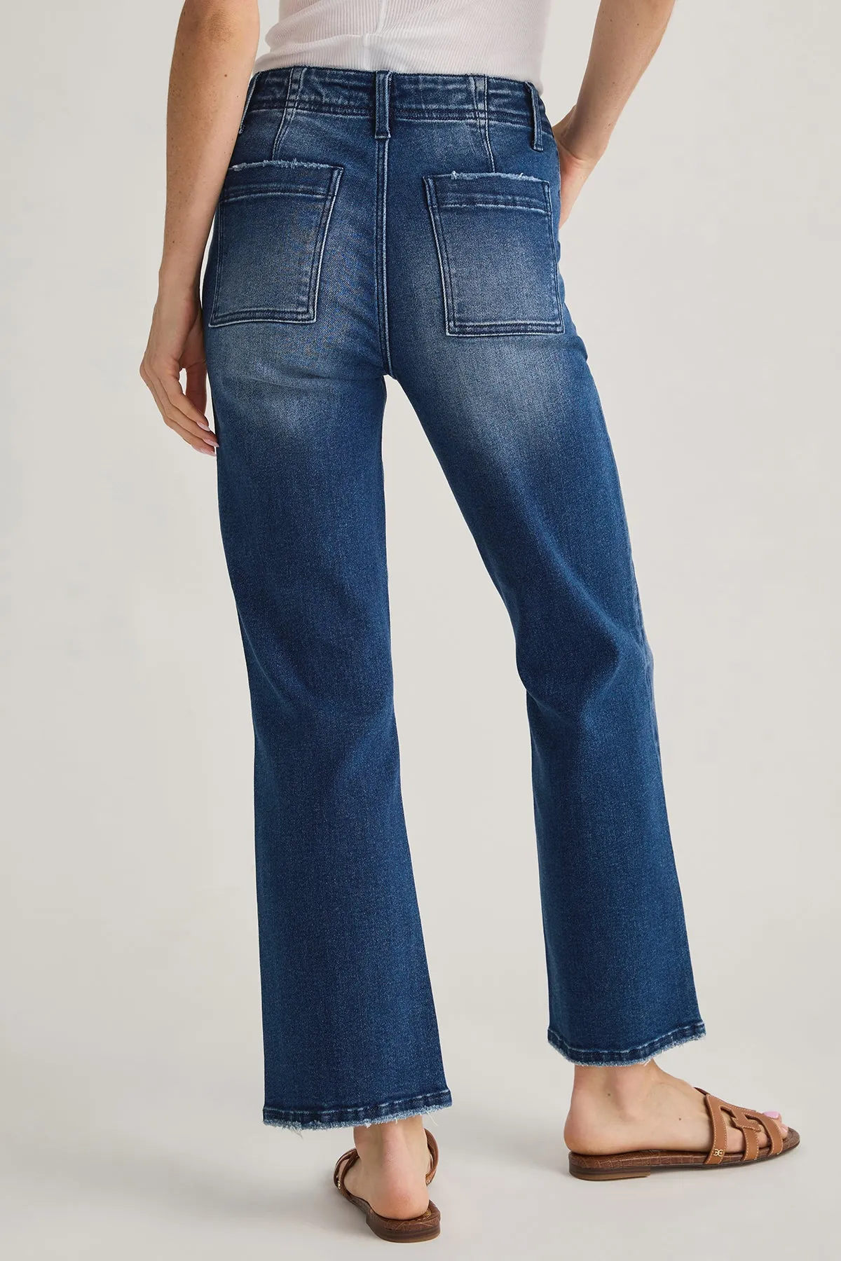 Risen Rosie Jeans mit Schlag am Knöchel