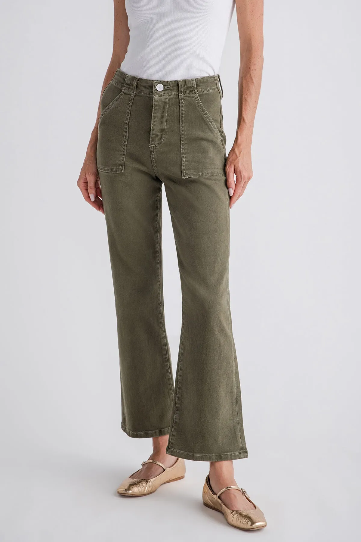 Risen Rosie Jeans mit Schlag am Knöchel