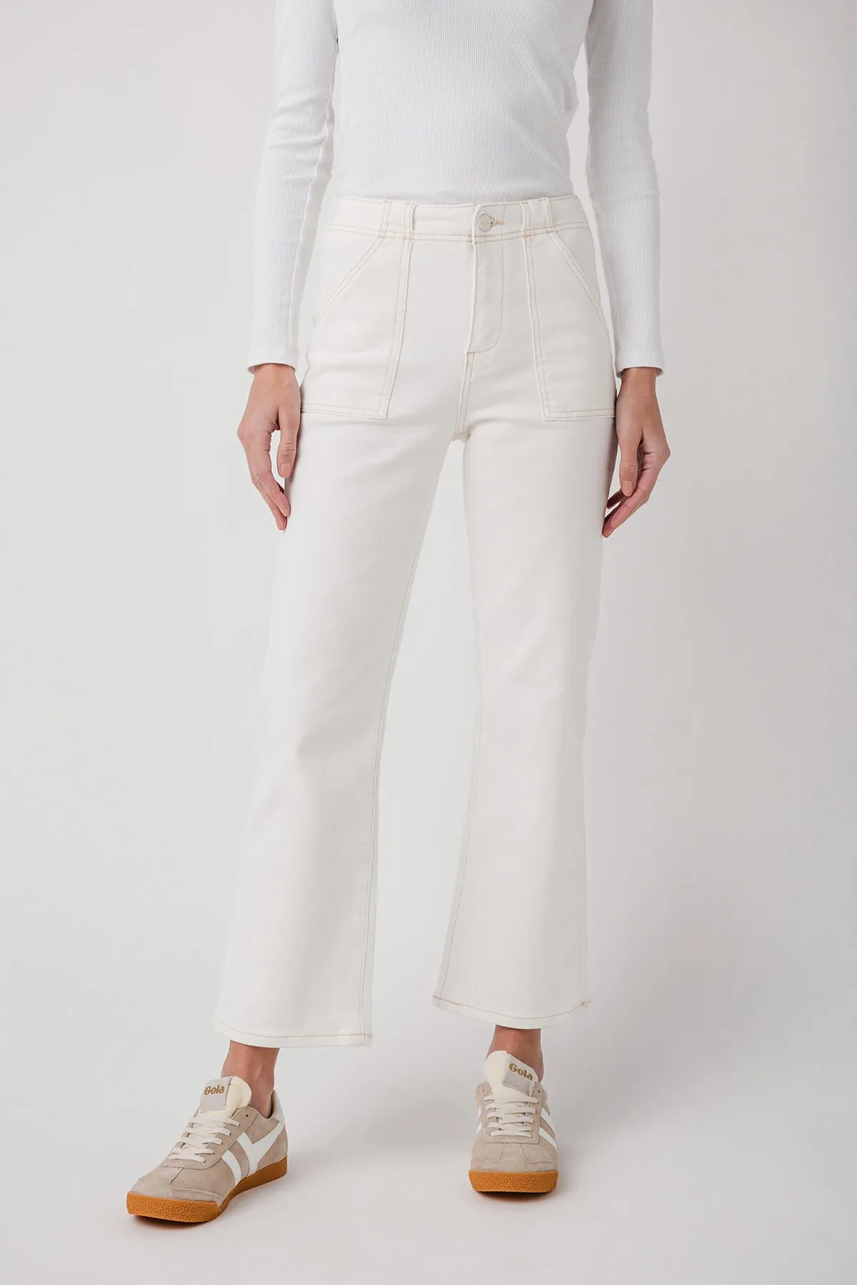 Risen Rosie Jeans mit Schlag am Knöchel