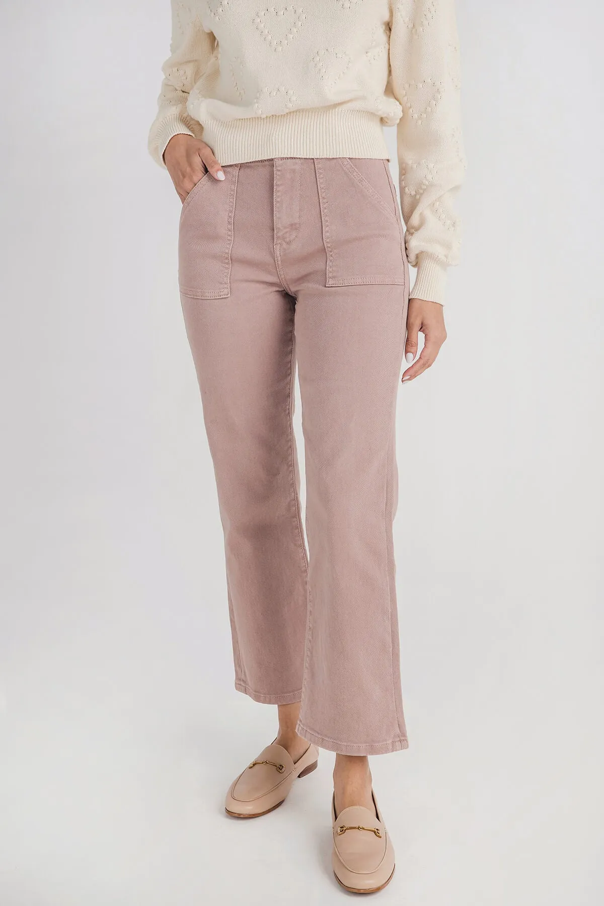 Risen Rosie Jeans mit Schlag am Knöchel