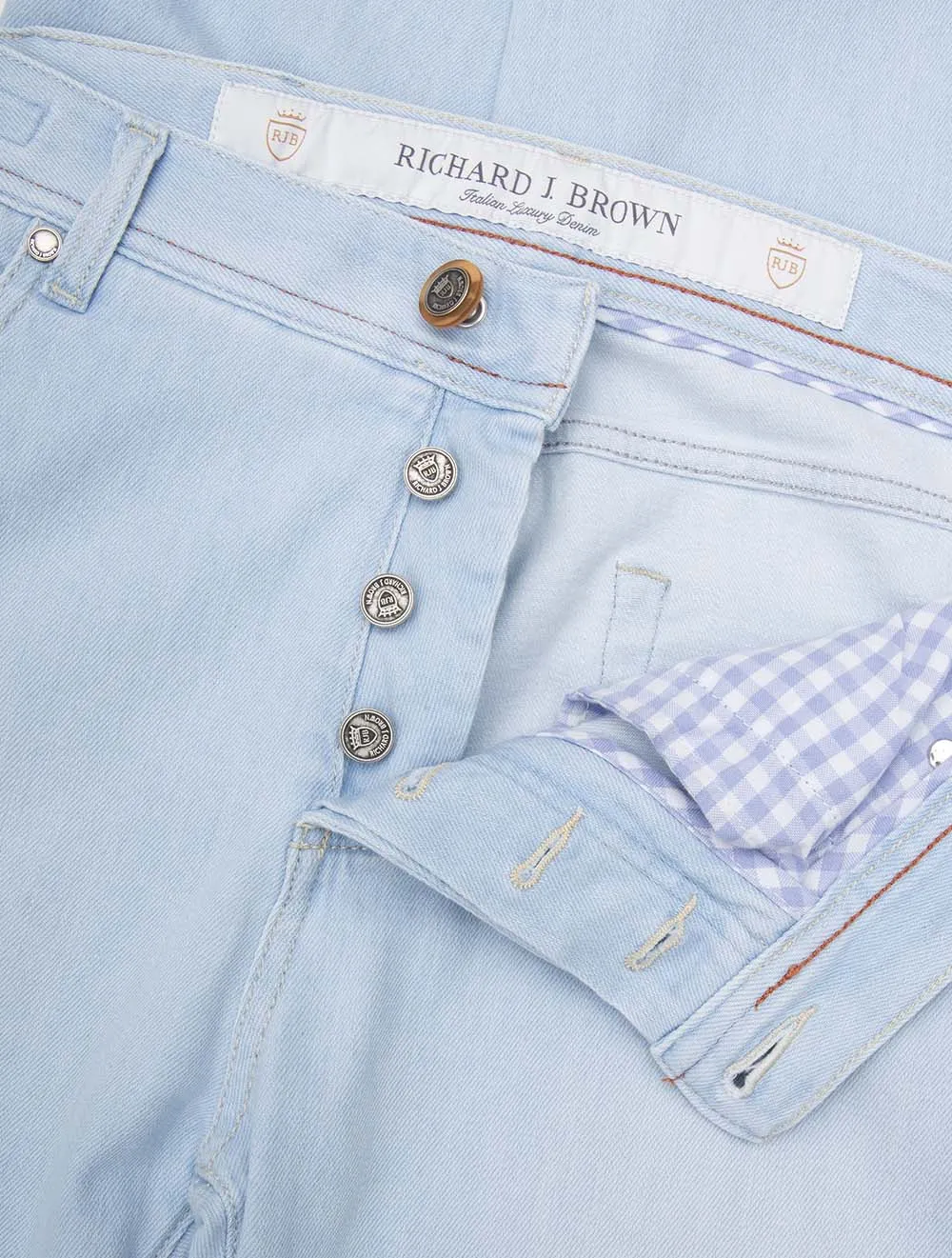Rising Sun Japanische Denim Jeans Blau