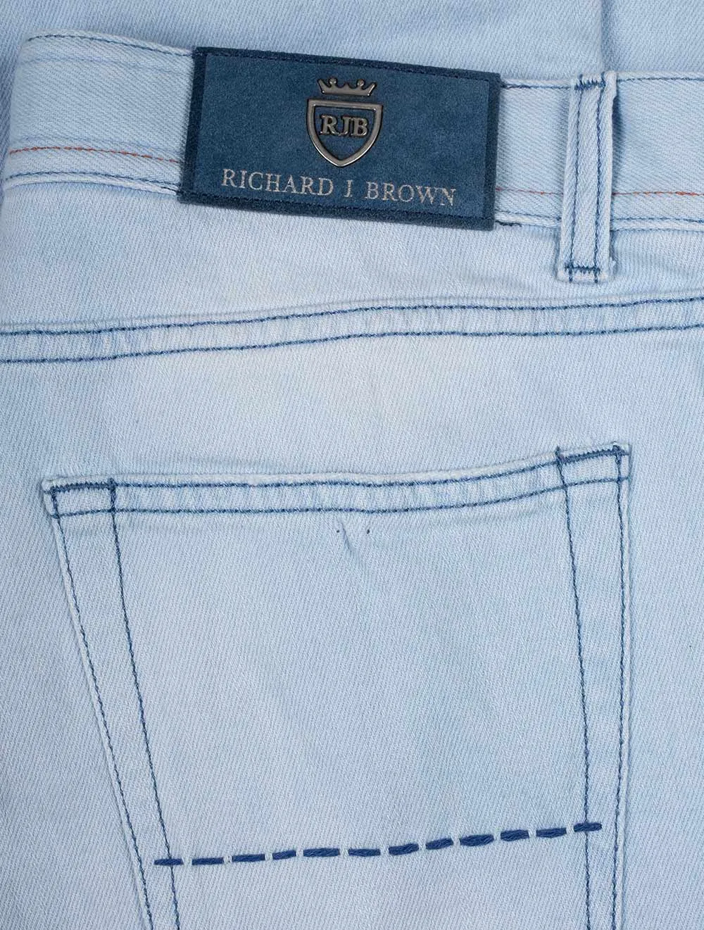 Rising Sun Japanische Denim-Jeans Himmelblau