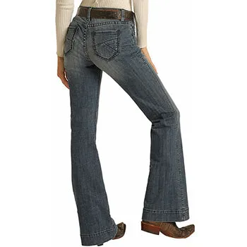 Rock & Roll Cowgirl Boot Cut Jr. Mid Rise Hose