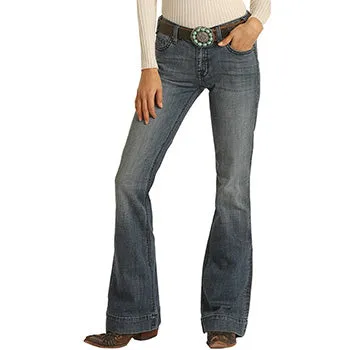 Rock & Roll Cowgirl Boot Cut Jr. Mid Rise Hose