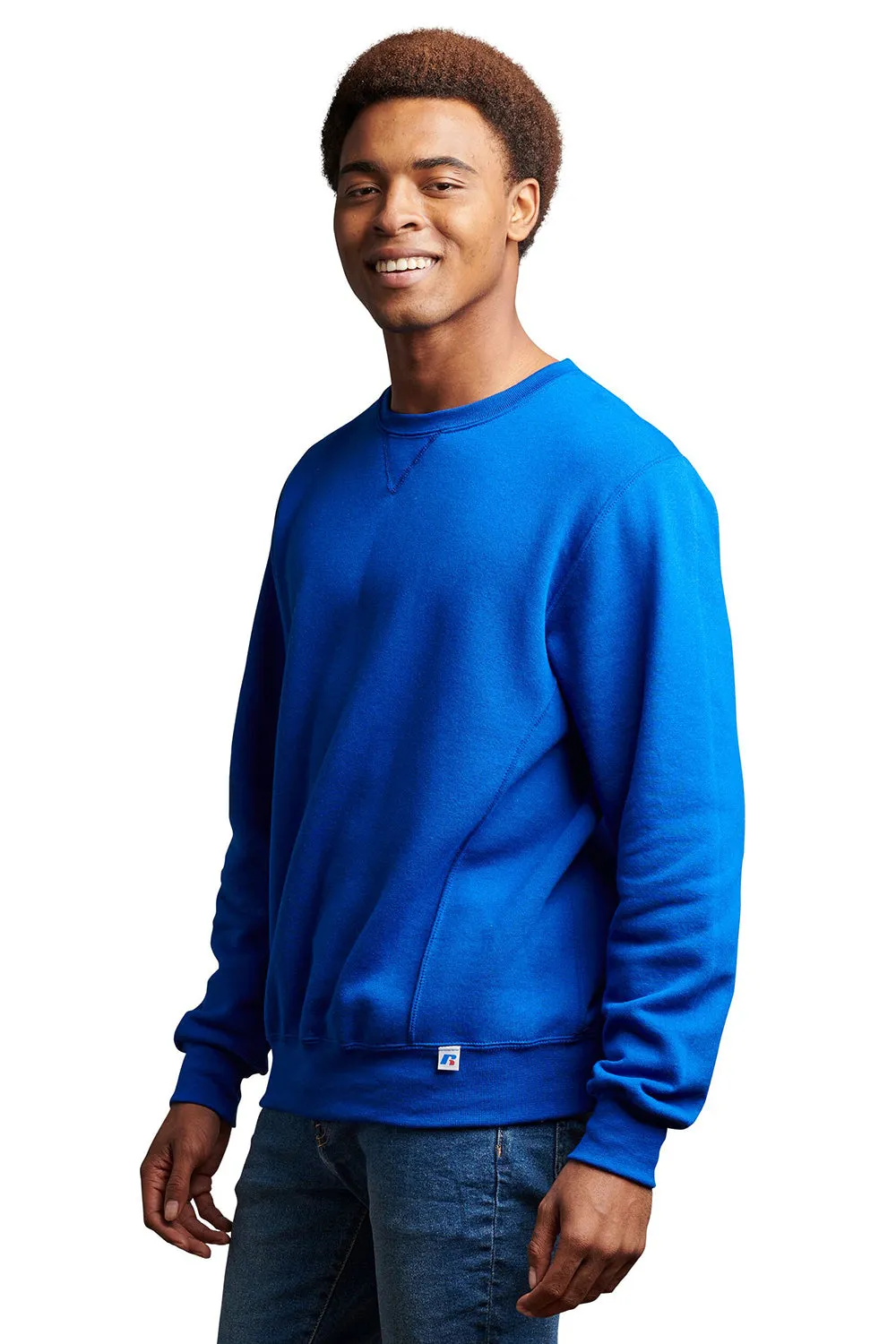 Russell Athletic Herren Dri-Power Feuchtigkeitstransport Crewneck Sweatshirt - Königsblau